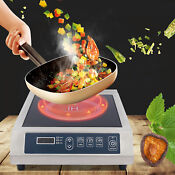 Portable Induction Cooktop Stainless Steel Electric Countertop Cooker Hot Plate