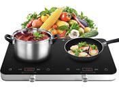 Cooktron Double Induction Cooktop Burner 1800w 2 Burner Induction Cooktop