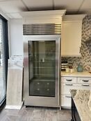 Subzero Refrigerator 36 Classic Glass Door Stainless Steel Model Bi 36rg S Th