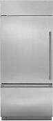 Ge Monogram Zics360nnlh 36 Built In Bottom Mount Freezer Refrigerator