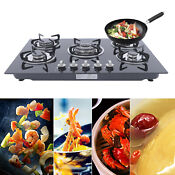 5 Burners Built In Stove Top Gas Cooktop Burner Kitchen Cooktop Gas Cooking