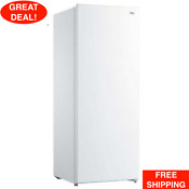 Large Capacity Freezer Upright Standing Food Storage Garage Ready White 7 Cu Ft