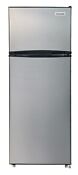 7 5 Cu Ft Top Freezer Refrigerator Frigidaire Platinum Series Stainless Look