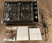 Wolf Ct30gs 30 Inch Gas Cooktop With 4 Dual Stacked Sealed Burners True Simmers