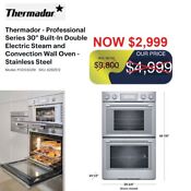 Thermador Pods302w Series 30 Built In Double Electric Oven Stainless Steel