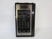 Ge Microwave Control Panel Black Stainless No Board Wb07x10952 Asmn