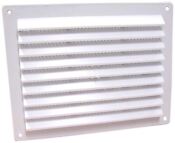 Air Vent X 1 House Eaves Boat Wall Cupboard Air Vents Anti Bug Screen Fitted