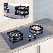 2 Burners Gas Cooktop Built In Gas Stove Stove Top Ng Gas Cooktops Kitchenware