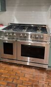 2023 Dacor 48 Stainless Steel 6 Sealed Burners Gas Range Hgpr48s Ng