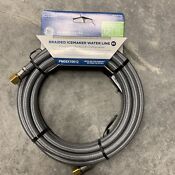 Ge Pm08x10012ds Silver 12 Ft Braided Ice Maker Water Supply Line