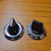 Bake Off Broil Oven Temp 2 Knobs Dials For Vintage Magic Chef Oven 35ea 8xs