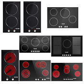 Electric Induction Ceramic Cooktop Built In Stove Top 12 30 36in Knob Control