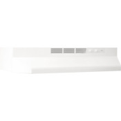 Broan 412401 Ada Capable Non Ducted Under Cabinet Range Hood 24 Inch White