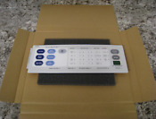 New Genuine Oem Ge We19m1366 Electric Dryer Control Panel Overlay Free Shipping