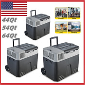 44 54 64qt Mini Freezer Portable Car Refrigerator 12v 24v For Travel Camp Cooler