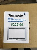 Thermador Mbt30js 30 Stainless Steel Microwave Trim Kit Nob 134254