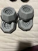 4 Anti Vibration Pads Feet For Washer Dryer Pedestals Laundry Support Washing