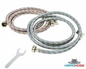 Washing Machine Hose Stainless Steel 90 Degree Elbow Hippohose Supply Line