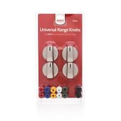 Smart Choice Universal Gas And Electric Range Knob Kit Stainless Steel 