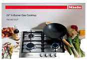 Miele Stainless Steel Gas Cooktop 24 Km 360 G New