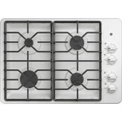 Ge 30 Built In Gas Cooktop With Dishwasher Safe Grates White Open Box