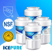 Fit For Rfc0600a Ge Pshf6pgzbebb Gss25gshhcss Fridge Water Filter 4 Pack Icepure