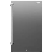 Vissani 4 4 Cu Ft Freestanding Outdoor Indoor Refrigerator In Stainless Steel