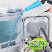 Dryer Vent Cleaner Kit Vacuum Attachment Bendable Dryer Lint Remover Us