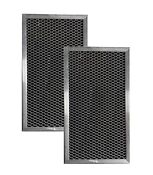 2 Pack Compatible With Ge 2202 Charcoal Carbon Microwave Oven Range Hood Filters