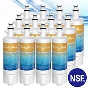 12 Pack Water Filter Fit For Lg Lt700p Adq36006101 Adq36006102 9690 Refrigerator