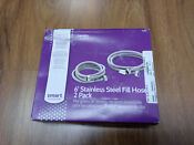 Smart Choice 6 Stainless Steel Washing Machine Fill Hose 5304490736 2 Pack 