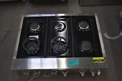 Kitchenaid Kcgc506jss 36 Stainless Commercial Natural Gas Cooktop Nob 120787