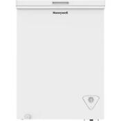 Honeywell 5 Cu Ft Chest Freezer With Storage Basket In White