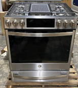 Ge Profile Pgs930sel4ss 30 Stainless Slide In Gas Range W Wifi Griddle
