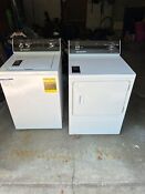 New Speed Queen Washer Dryer Color White Model Dr3003we Tr3003wn