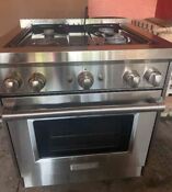 Wolf 30 Pro Style Freestanding Gas Range W 4 Dual Stacked Sealed Burners Gr304