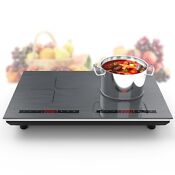 Electric Cooktop Induction Cooktop 2 Burner Induction Cooker Touch Screen 110v