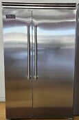 Viking 5 Series Vcsb5483ss 48 Inch Built In Side By Side Refrigerator St