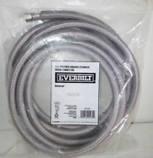 Everbilt 12 Ft Polymer Coated Braided Ice Maker Water Supply Line Tubing Hose