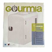 Gourmia Personal 6 Can Mini Fridge Cooler Warmer Gmf600w