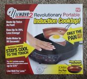 Nuwave 2 Precision Portable Induction Cooktop 9 Duralon 2 Ceramic Pan New