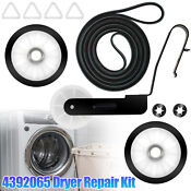 4392065 341241 349241t 691366 Dryer Repair Roller Kit Belt For Whirlpool Kenmore