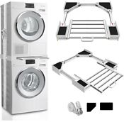 29 Inch Stacking Kit Washer And Dryer W Pull Out Drying Rack And Ratchet Strap
