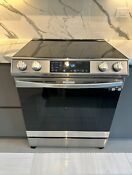 Samsung Mod Ne63b8611ss In 6 3 Cu Ft Slide In Induction Range Stainless Stee