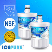 2 Pack Fit For Lg Lt500p 5231ja2002a Clch110 Wf Lt500p 9890 Water Filter Icepure