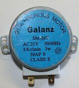 Galanz Microwave Turntable Synchronous Motor Sm 16t 21volt 50hz 3w 5 6 R Min