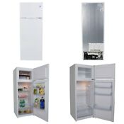 New 7 3 Cu Ft White Avanti Refrigerator Top Freezer Apartment Game Room Garage
