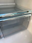 Vintage Ge Refrigerator Teal Chrome Crisper Drawer Pair Wr32x1141 