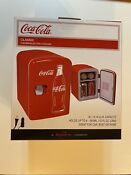 Portable Coke Coca Cola Mini Fridge Portable For Car Home 12v 110v 4lcooler
