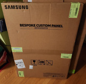 Samsung Bespoke 3 Door Refrigerator Charcoal Glass Bottom Panel Not Full Set